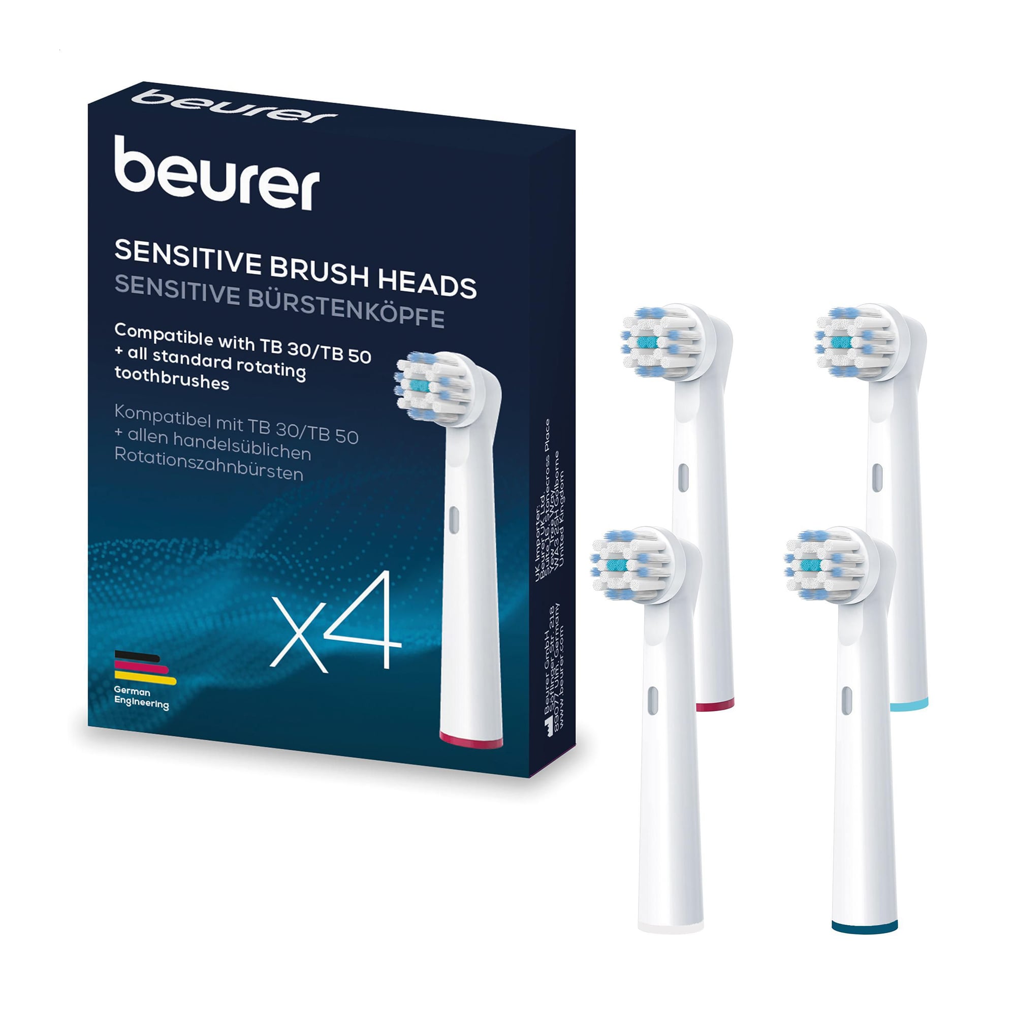Насадка для зубної щітки Beurer Sensitive Brush Heads TB 30/50, 4 шт
